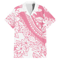 Polynesian Tiare Flower Pink Pastel Vibes Hawaiian Shirt