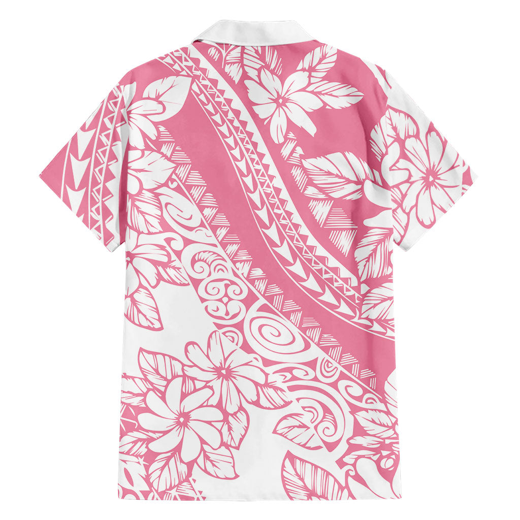Polynesian Tiare Flower Pink Pastel Vibes Hawaiian Shirt