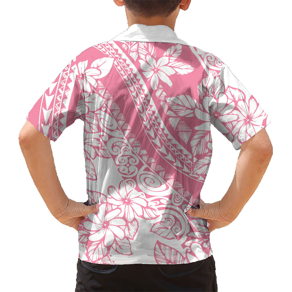 Polynesian Tiare Flower Pink Pastel Vibes Hawaiian Shirt