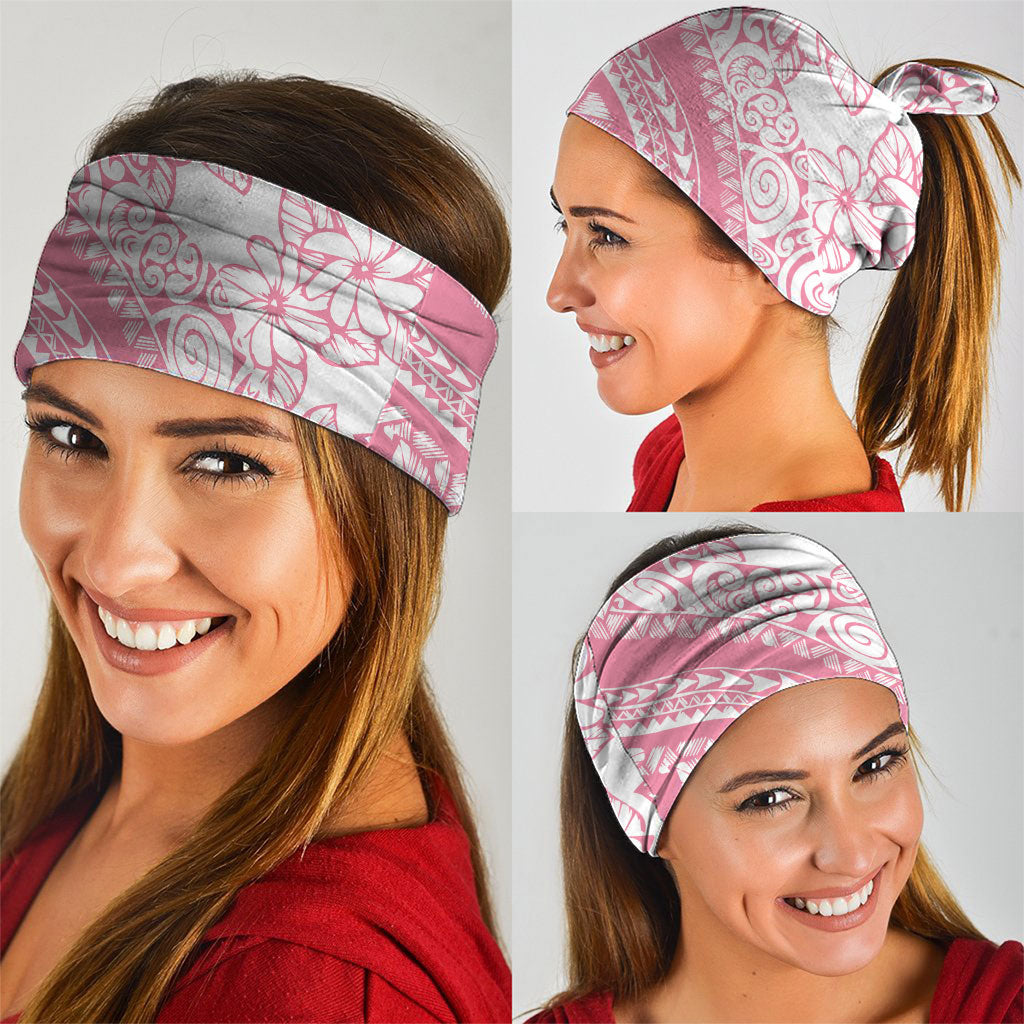 Polynesian Tiare Flower Pink Pastel Vibes Neck Gaiter