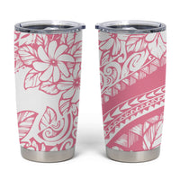 Polynesian Tiare Flower Pink Pastel Vibes Tumbler Cup