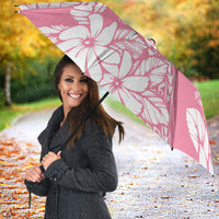 Polynesian Tiare Flower Pink Pastel Vibes Umbrella