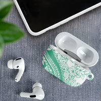 Polynesian Tiare Flower Cyan Pastel Vibes AirPods Case LT14 - Polynesian Pride