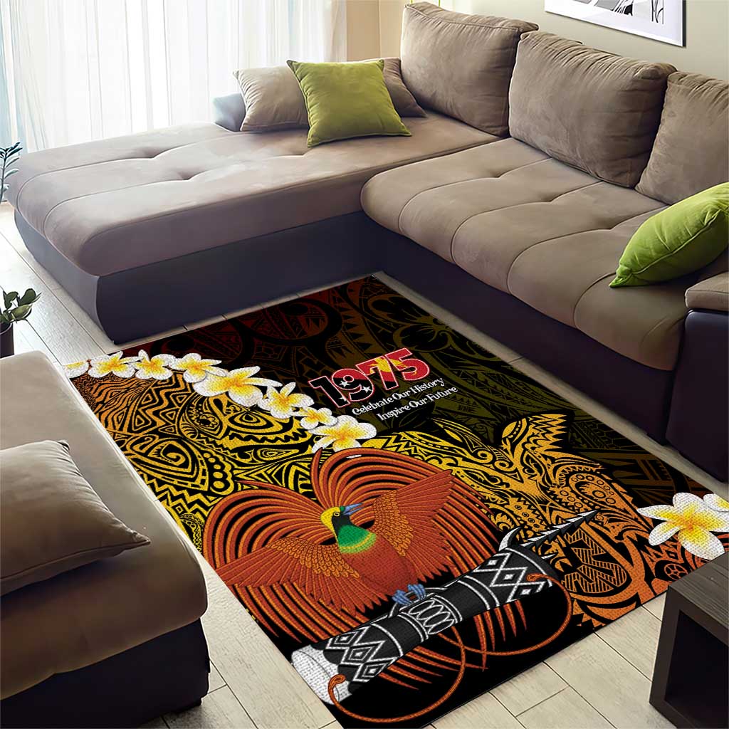 Papua New Guinea 1975 Area Rug Create Our History Inspire Our Future - Polynesian Pride