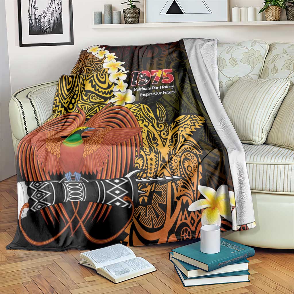 Papua New Guinea 1975 Blanket Create Our History Inspire Our Future - Polynesian Pride