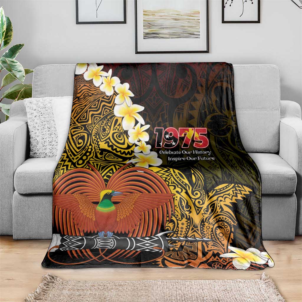 Papua New Guinea 1975 Blanket Create Our History Inspire Our Future - Polynesian Pride