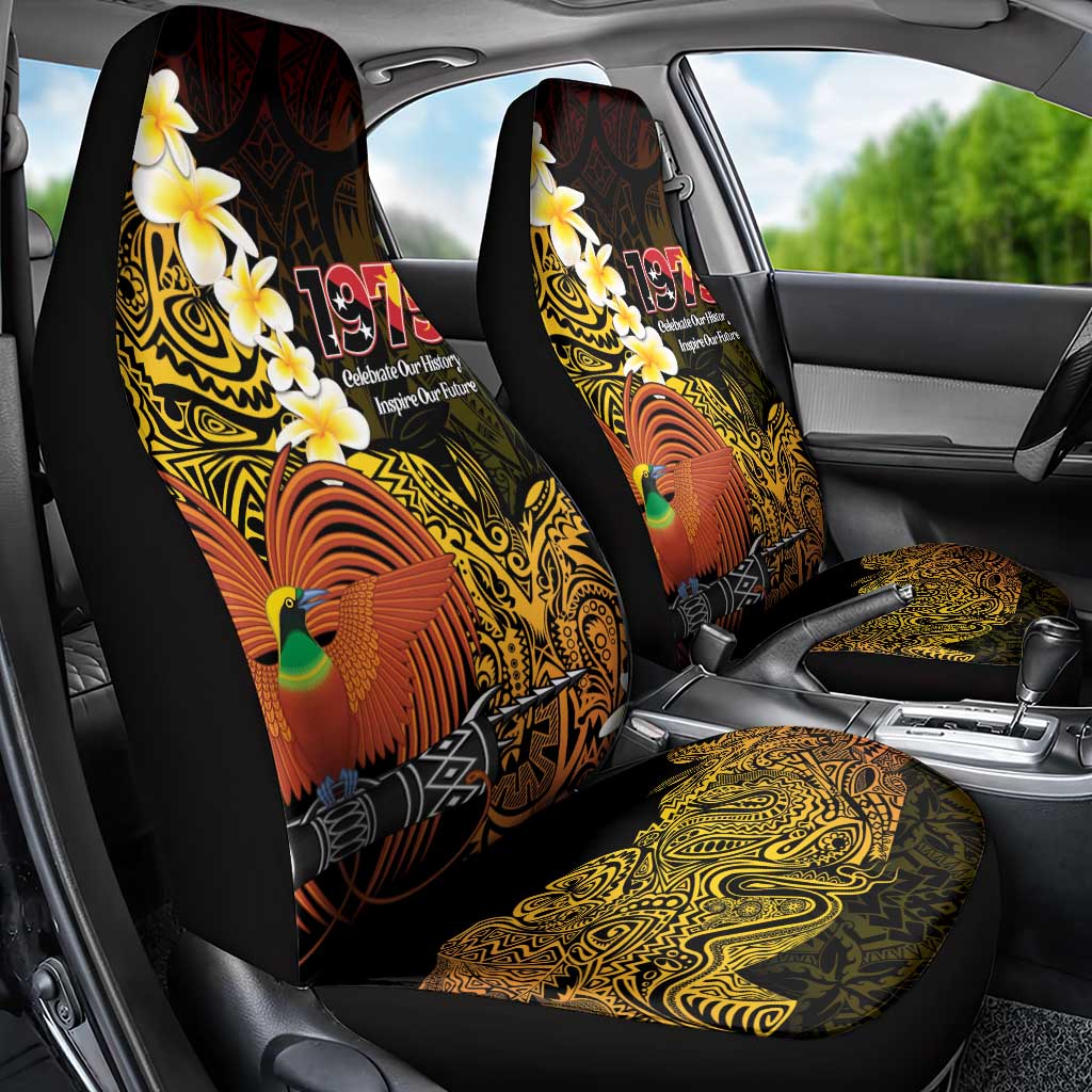 Papua New Guinea 1975 Car Seat Cover Create Our History Inspire Our Future - Polynesian Pride