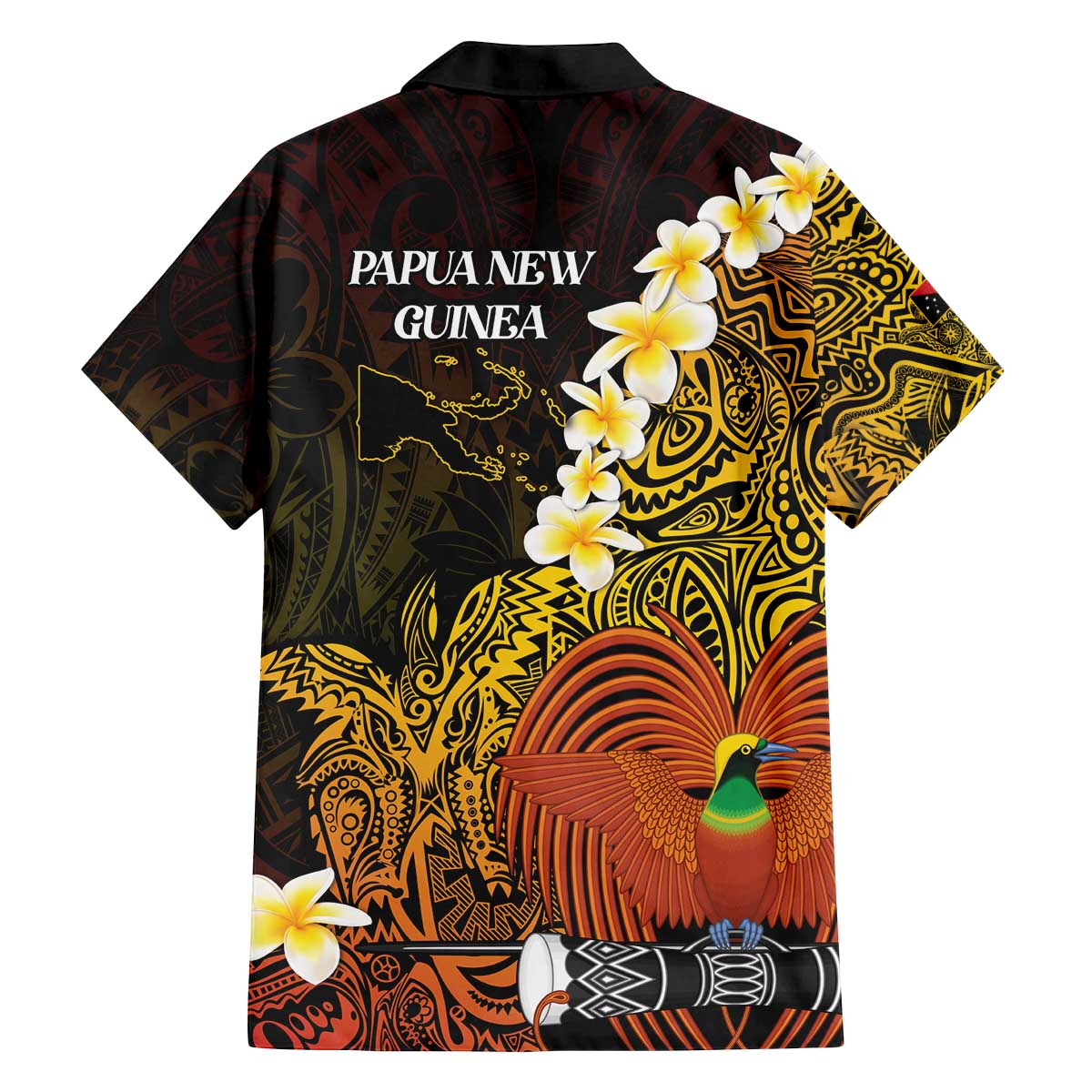 Papua New Guinea 1975 Family Matching Off The Shoulder Long Sleeve Dress and Hawaiian Shirt Create Our History Inspire Our Future - Polynesian Pride