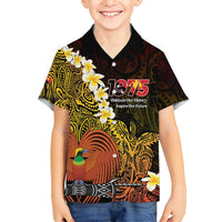 Papua New Guinea 1975 Family Matching Puletasi and Hawaiian Shirt Create Our History Inspire Our Future - Polynesian Pride