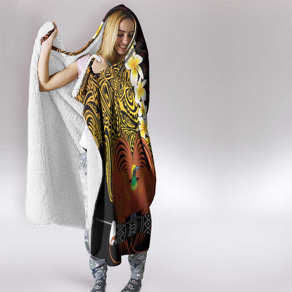 Papua New Guinea 1975 Hooded Blanket Create Our History Inspire Our Future - Polynesian Pride
