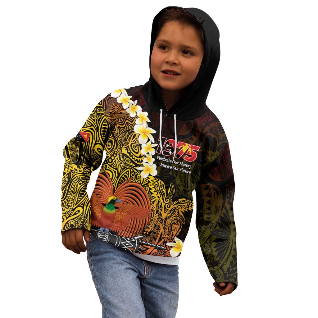 Papua New Guinea 1975 Kid Hoodie Create Our History Inspire Our Future LT14 - Polynesian Pride