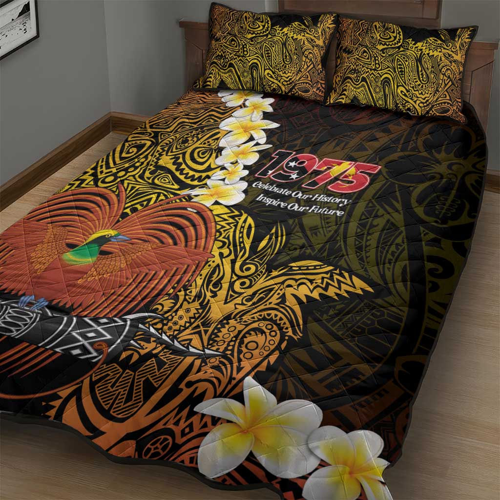 Papua New Guinea 1975 Quilt Bed Set Create Our History Inspire Our Future - Polynesian Pride