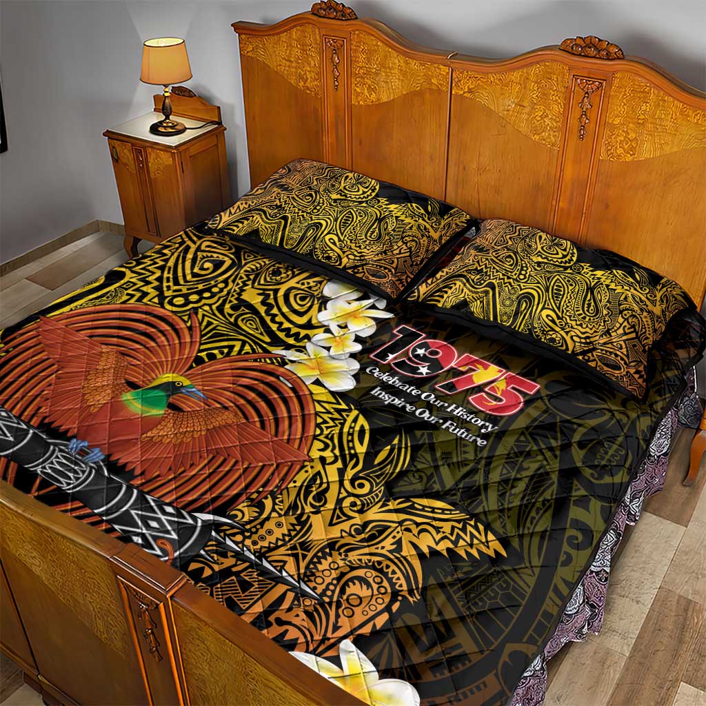 Papua New Guinea 1975 Quilt Bed Set Create Our History Inspire Our Future - Polynesian Pride
