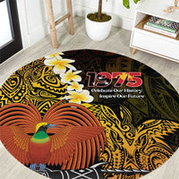 Papua New Guinea 1975 Round Carpet Create Our History Inspire Our Future - Polynesian Pride