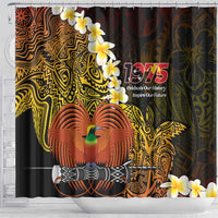 Papua New Guinea 1975 Shower Curtain Create Our History Inspire Our Future - Polynesian Pride