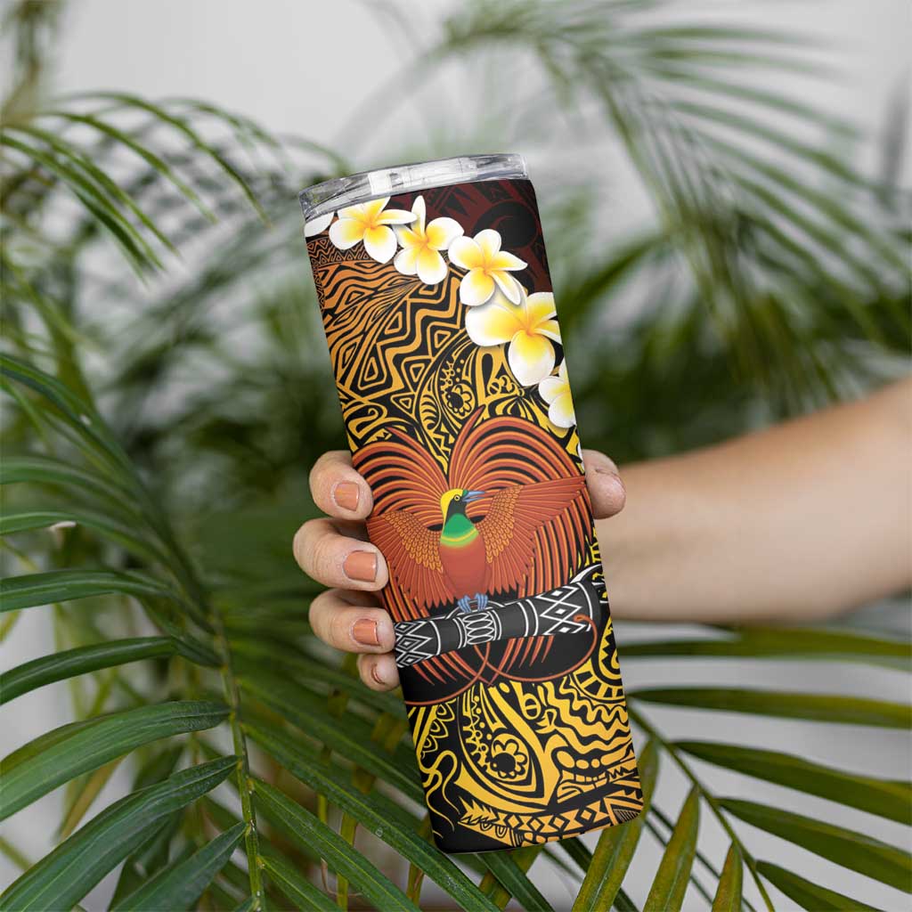 Papua New Guinea 1975 Skinny Tumbler Create Our History Inspire Our Future - Polynesian Pride