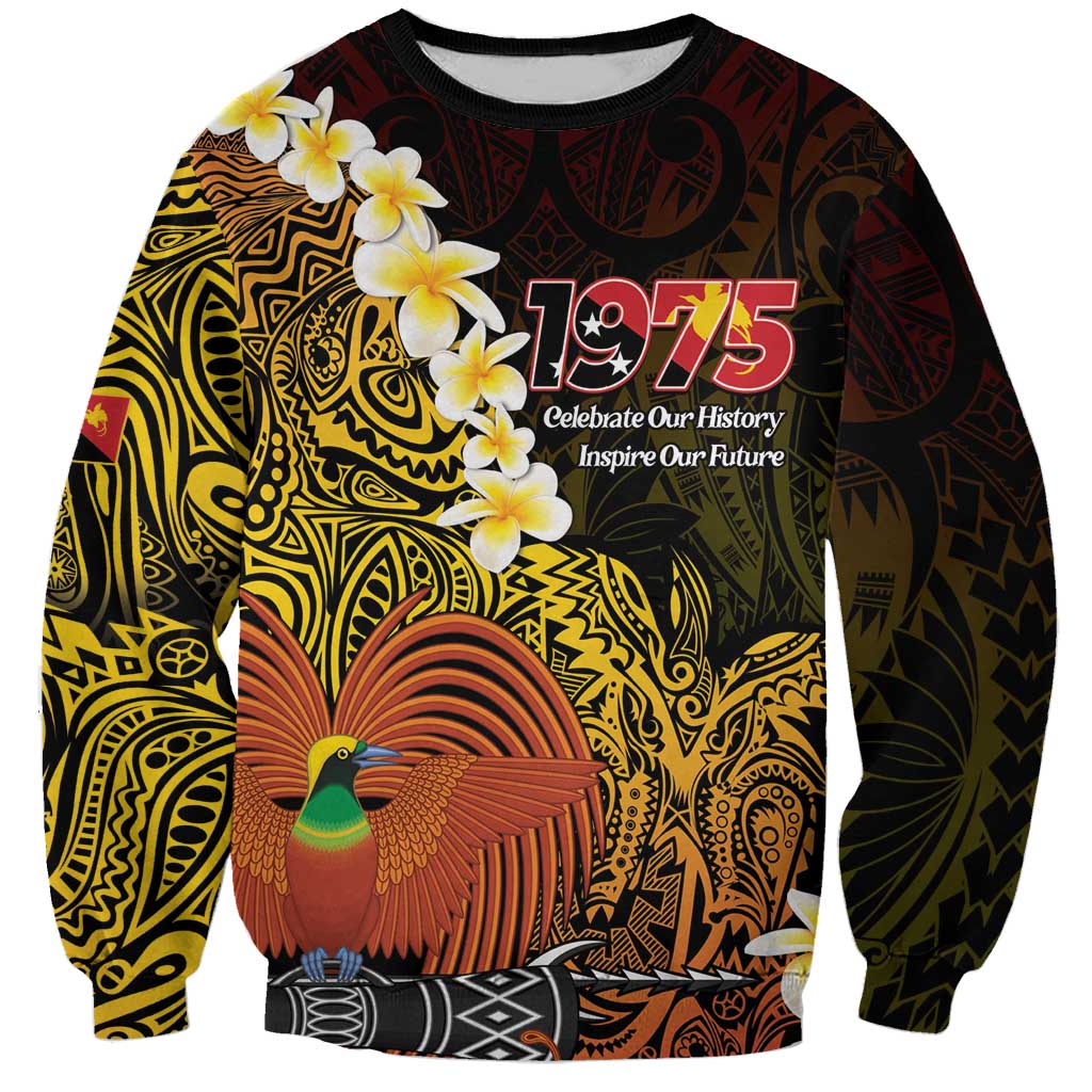 Papua New Guinea 1975 Sweatshirt Create Our History Inspire Our Future - Polynesian Pride
