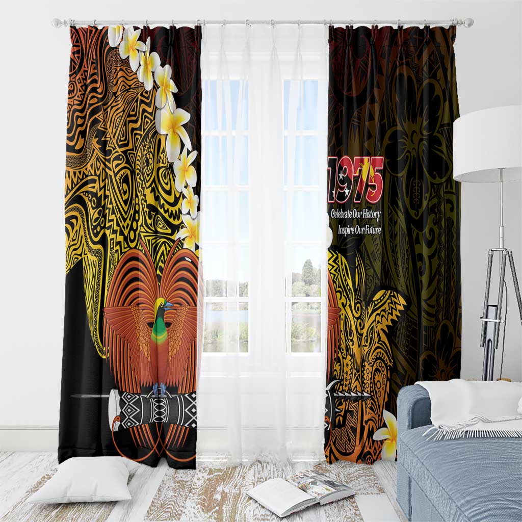 Papua New Guinea 1975 Window Curtain Create Our History Inspire Our Future - Polynesian Pride