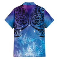 New Zealand Matariki Family Matching Puletasi and Hawaiian Shirt Aotearoa Maori New Year Galaxy Maori Silver Fern