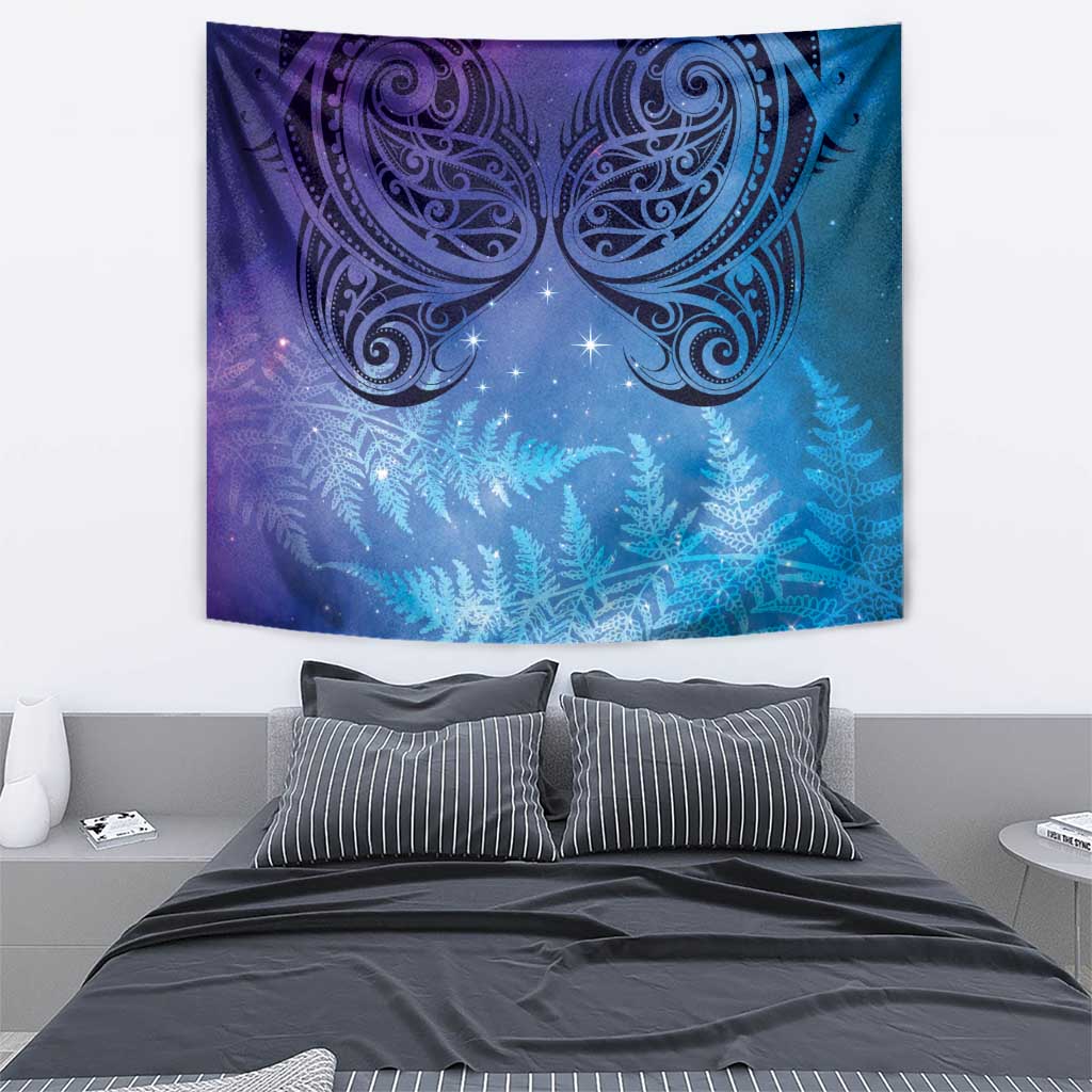 New Zealand Matariki Tapestry Aotearoa Maori New Year Galaxy Maori Silver Fern