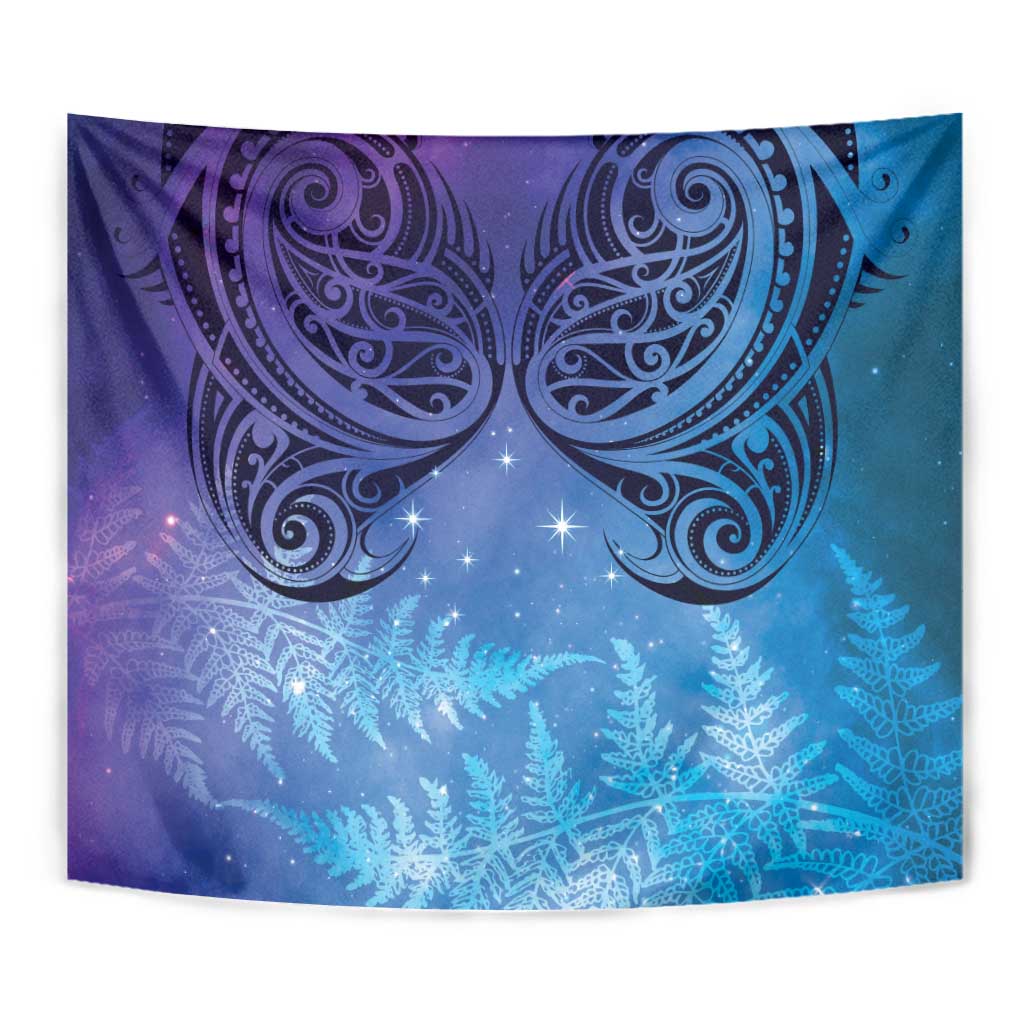 New Zealand Matariki Tapestry Aotearoa Maori New Year Galaxy Maori Silver Fern