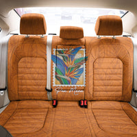 Aloha Hawaii Pua Manu Back Car Seat Cover Hawaiian Bird of Paradise Flowers Stylized Stamp LT14 - Polynesian Pride