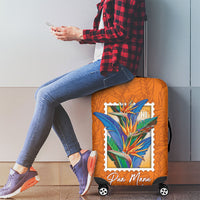 Aloha Hawaii Pua Manu Luggage Cover Hawaiian Bird of Paradise Flowers Stylized Stamp LT14 - Polynesian Pride