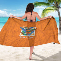 Aloha Hawaii Pua Manu Sarong Hawaiian Bird of Paradise Flowers Stylized Stamp LT14 - Polynesian Pride