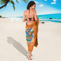 Aloha Hawaii Pua Manu Sarong Hawaiian Bird of Paradise Flowers Stylized Stamp LT14 - Polynesian Pride
