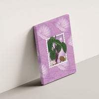 Aloha Hawaii Kalo Canvas Wall Art Hawaiian Taro Leaves Stylized Stamp LT14 - Polynesian Pride