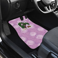 Aloha Hawaii Kalo Car Mats Hawaiian Taro Leaves Stylized Stamp LT14 - Polynesian Pride