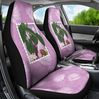 Aloha Hawaii Kalo Car Seat Cover Hawaiian Taro Leaves Stylized Stamp LT14 - Polynesian Pride