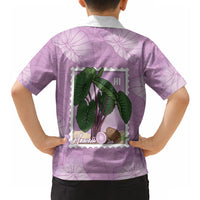 Aloha Hawaii Kalo Hawaiian Shirt Hawaiian Taro Leaves Stylized Stamp LT14 - Polynesian Pride