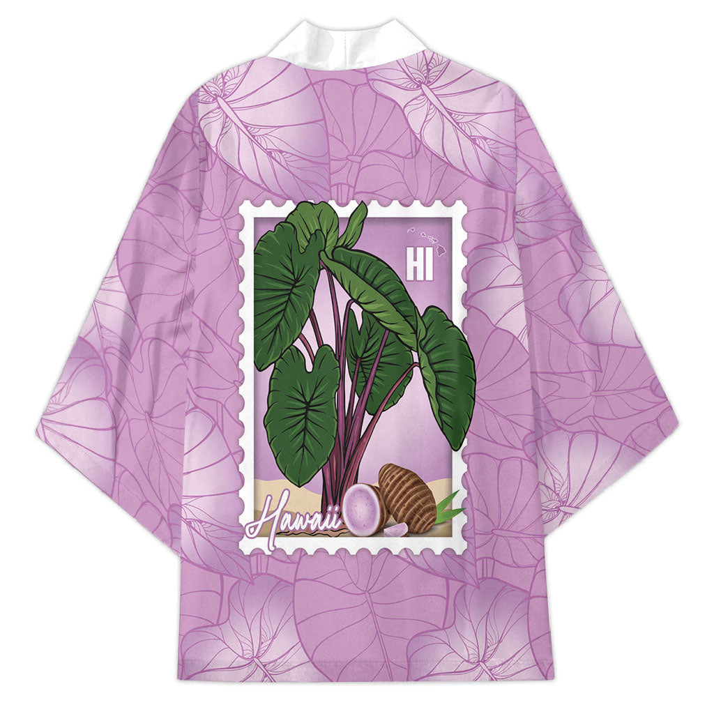 Aloha Hawaii Kalo Kimono Hawaiian Taro Leaves Stylized Stamp LT14 - Polynesian Pride