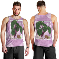 Aloha Hawaii Kalo Men Tank Top Hawaiian Taro Leaves Stylized Stamp LT14 - Polynesian Pride