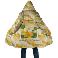 Aloha Hawaii Puakenikeni Cloak Hawaiian Lei Palaka Motifs Stylized Stamp LT14 Unisex Yellow - Polynesian Pride