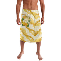 Aloha Hawaii Puakenikeni Lavalava Hawaiian Lei Palaka Motifs Stylized Stamp LT14 Yellow - Polynesian Pride