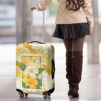 Aloha Hawaii Puakenikeni Luggage Cover Hawaiian Lei Palaka Motifs Stylized Stamp LT14 - Polynesian Pride