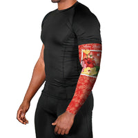 Aloha Hawaii Pua Aloalo Arm Sleeves Hawaiian Hibiscus Flowers Stylized Stamp LT14 - Polynesian Pride