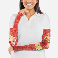 Aloha Hawaii Pua Aloalo Arm Sleeves Hawaiian Hibiscus Flowers Stylized Stamp LT14 - Polynesian Pride