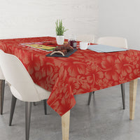 Aloha Hawaii Pua Aloalo Tablecloth Hawaiian Hibiscus Flowers Stylized Stamp LT14 - Polynesian Pride