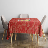 Aloha Hawaii Pua Aloalo Tablecloth Hawaiian Hibiscus Flowers Stylized Stamp LT14 - Polynesian Pride