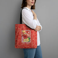 Aloha Hawaii Pua Aloalo Tote Bag Hawaiian Hibiscus Flowers Stylized Stamp LT14 - Polynesian Pride