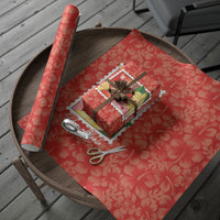 Aloha Hawaii Pua Aloalo Wrapping Paper Hawaiian Hibiscus Flowers Stylized Stamp LT14 - Polynesian Pride