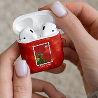 Aloha Hawaii Ohia Lehua AirPods Case Hawaiian Lei Stylized Stamp LT14 - Polynesian Pride