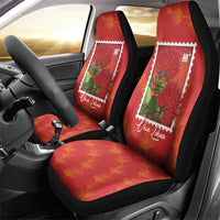 Aloha Hawaii Ohia Lehua Car Seat Cover Hawaiian Lei Stylized Stamp LT14 - Polynesian Pride