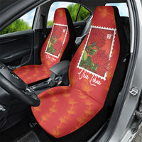Aloha Hawaii Ohia Lehua Car Seat Cover Hawaiian Lei Stylized Stamp LT14 - Polynesian Pride