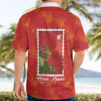 Aloha Hawaii Ohia Lehua Hawaiian Shirt Hawaiian Lei Stylized Stamp LT14 - Polynesian Pride