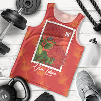 Aloha Hawaii Ohia Lehua Men Tank Top Hawaiian Lei Stylized Stamp LT14 - Polynesian Pride