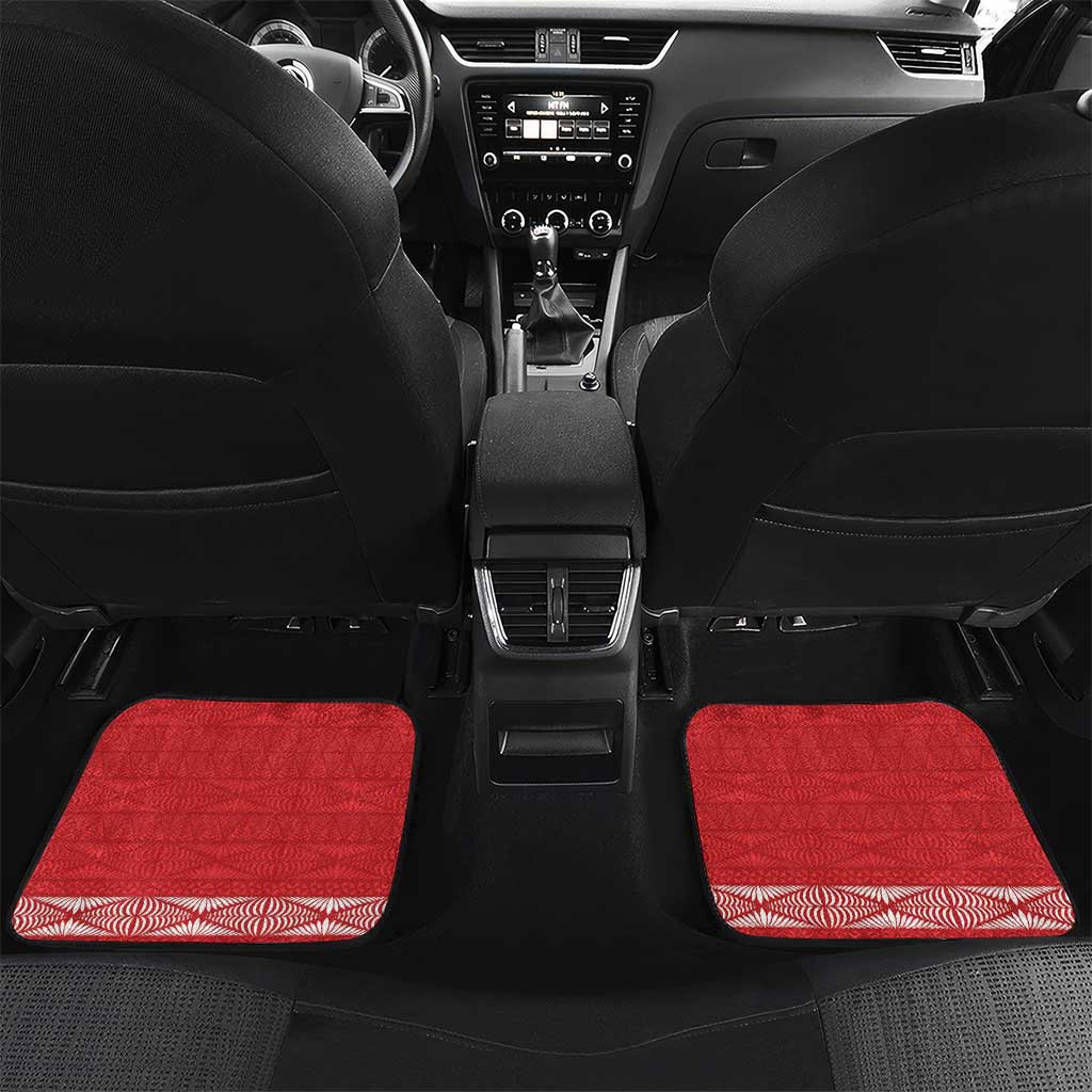 Tonga and Samoa Rugby Custom Car Mats Ikale Tahi Manu Samoa Together - Polynesian Pride
